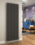 Milan Anthracite Vertical radiator 1800mm