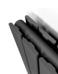 Milan Anthracite Vertical radiator 1800mm