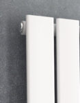 Milan Single White Design Radiator