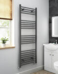 Paris Anthracite Towel radiator Warmer – 1600mm Height