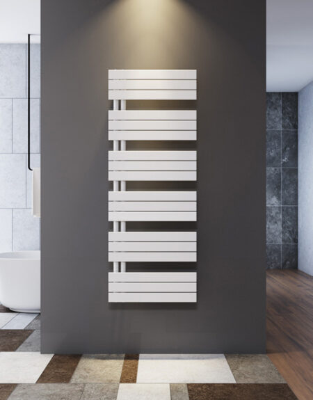 Urban Towel Warmer Radiator 1600 height White Finish